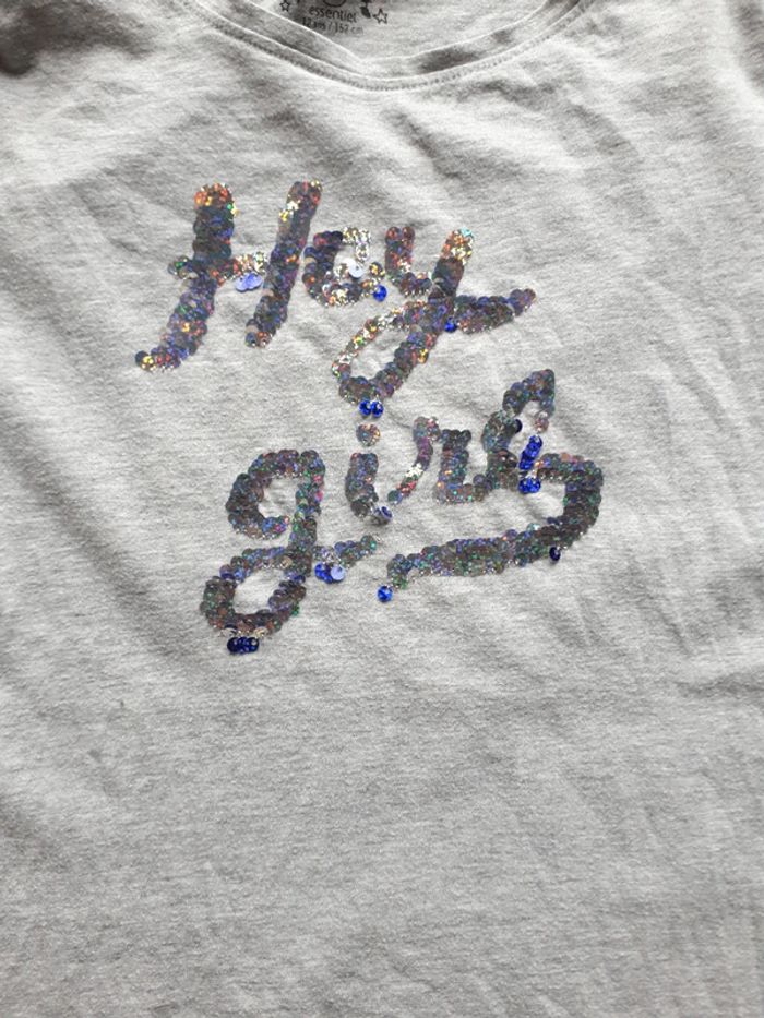 Tee-shirt Super U sequins 10 ans - photo numéro 2