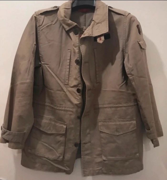 Veste unisexe été kiabi militaire beige taille 36