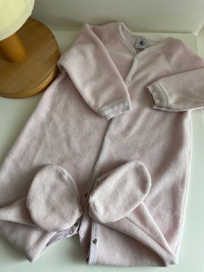 Pyjama chaud bébé rose