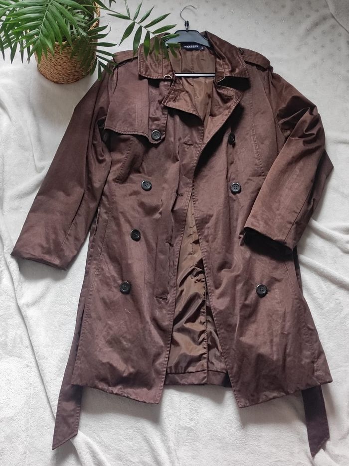 Veste trench marron taille XL - photo numéro 3