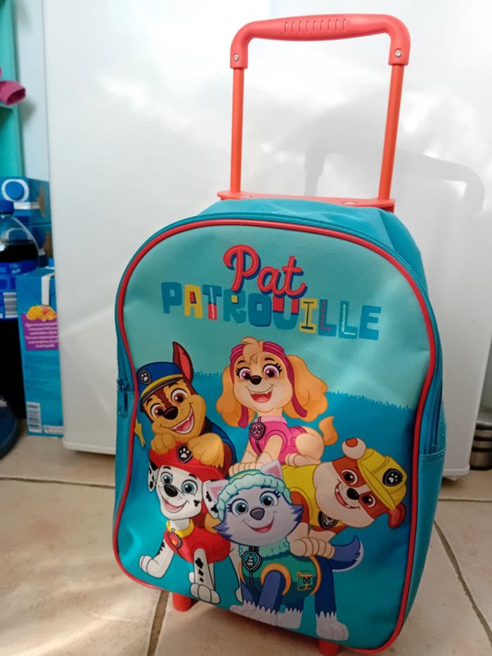 Cartable à roulettes Pat Patrouille
