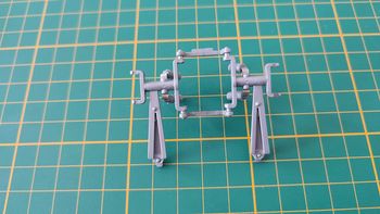 Suspension arrière pièce miniature Bburago Burago Jaguar type E 1961 1/18 1/18e 1/18ème #B88