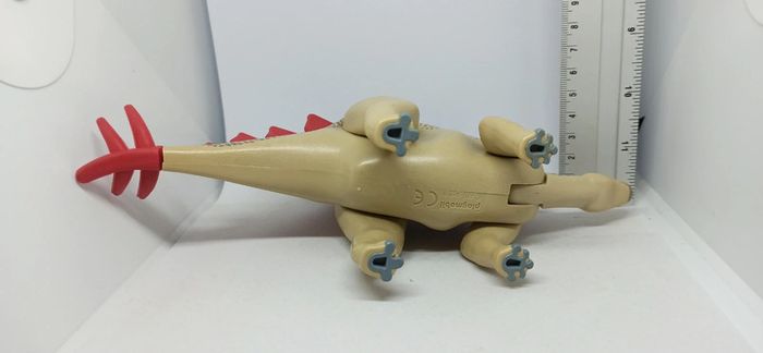 Dinosaure stégosaure beige et rouge playmobil - photo numéro 10