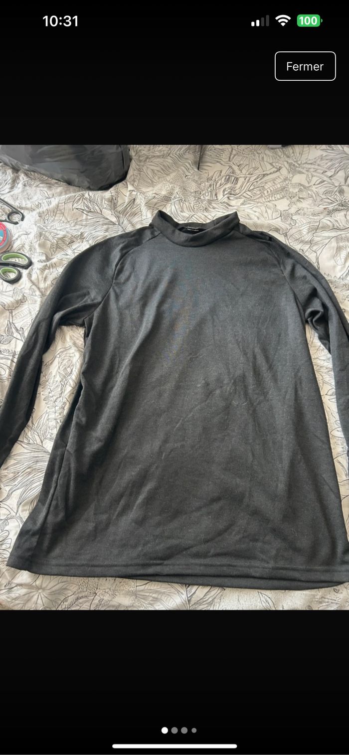 T-shirt manches longues intérieur polaire