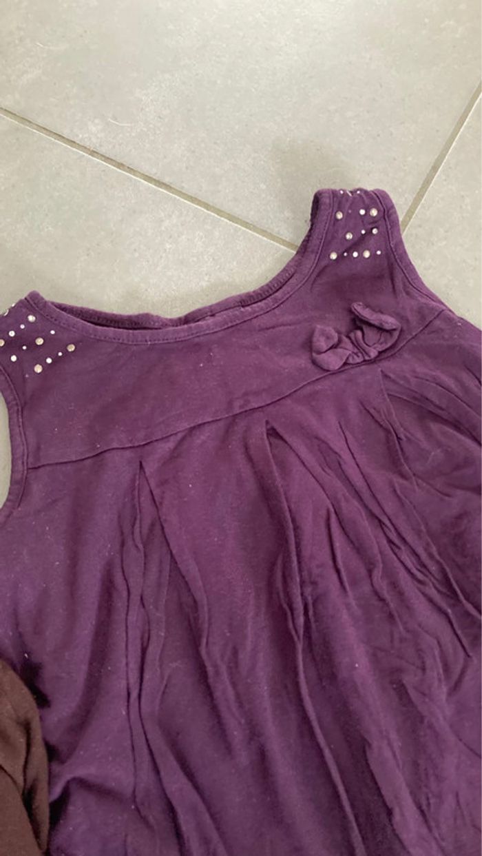 Lot ensemble garde robe vêtement tunique jupe robe fille 5 ans - photo numéro 7