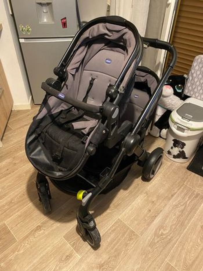 Poussette double fully chicco - photo numéro 5