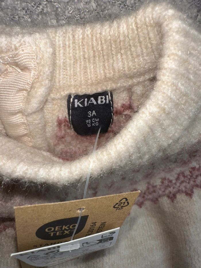 Ensemble combinaison salopette manches longues motifs aztèques Lila à l’encolure Kiabi - photo numéro 2