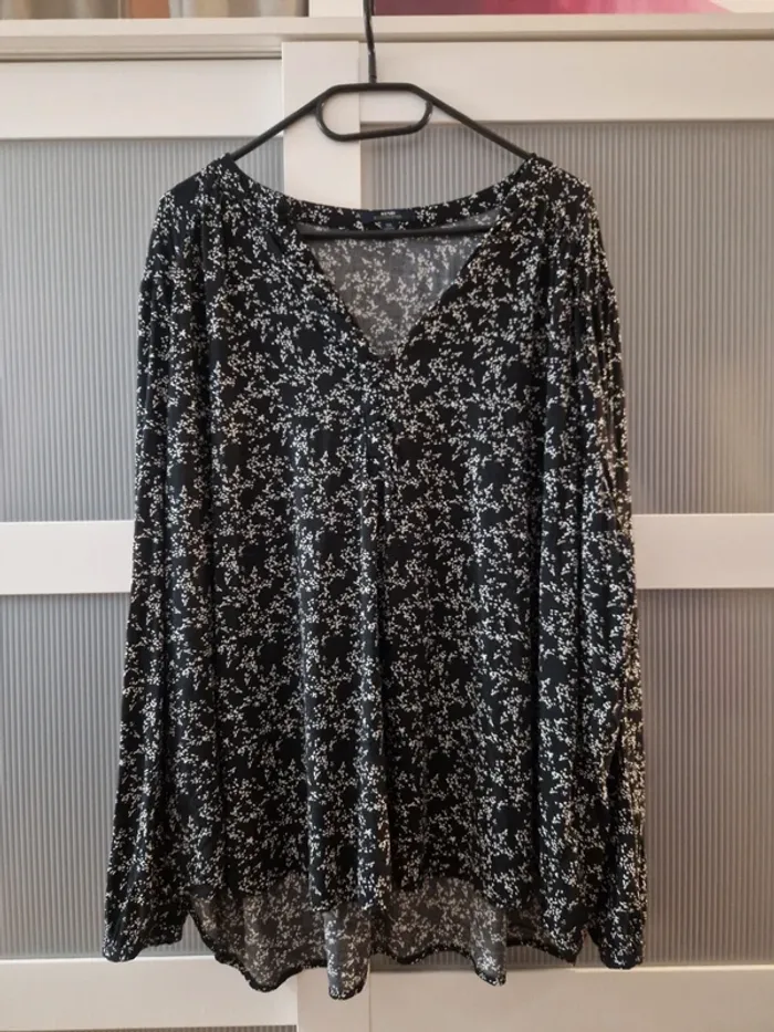 Blouse noir et blanc