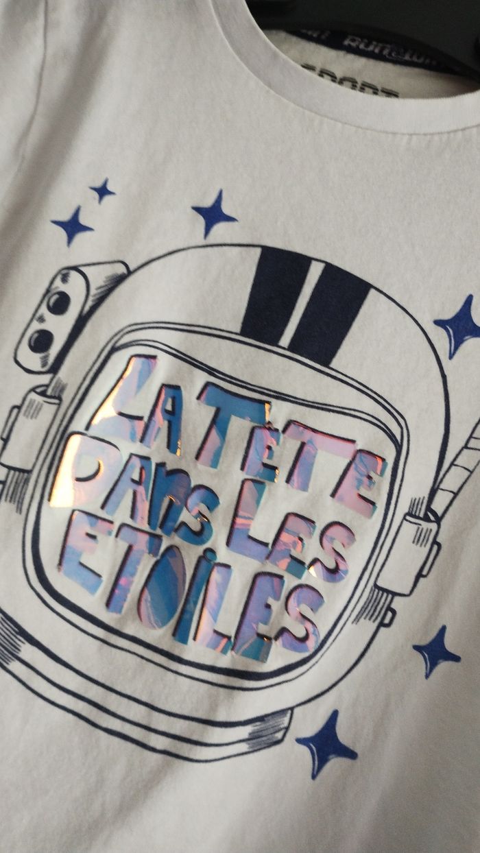 La Halle - Tee-shirt astronaute 8 ans - photo numéro 2