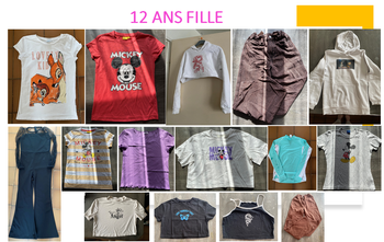 Lot de vêtements 12 Ans Fille