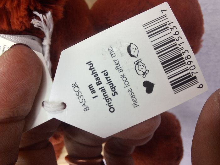 Peluche Jellycat bashful écureuil roux idéal cadeau noël neuf squirrel - photo numéro 8