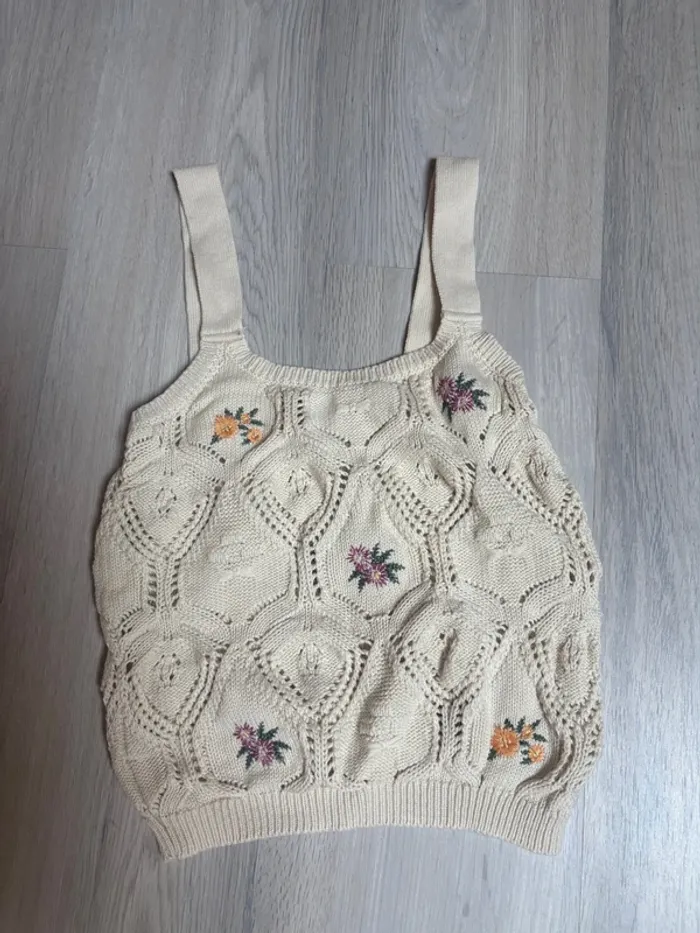 Top en crochet