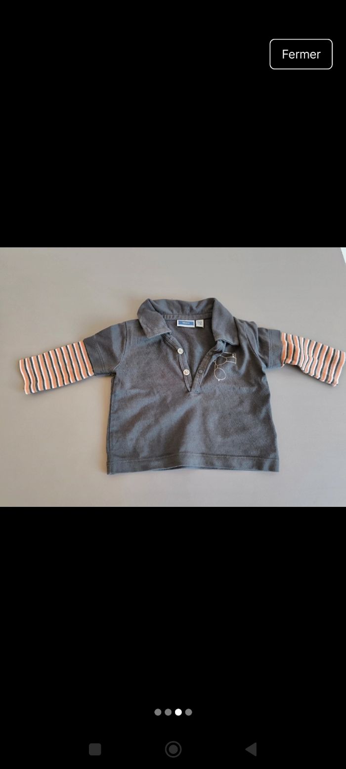 Ensemble gilet et tee-shirt 3 mois - photo numéro 3