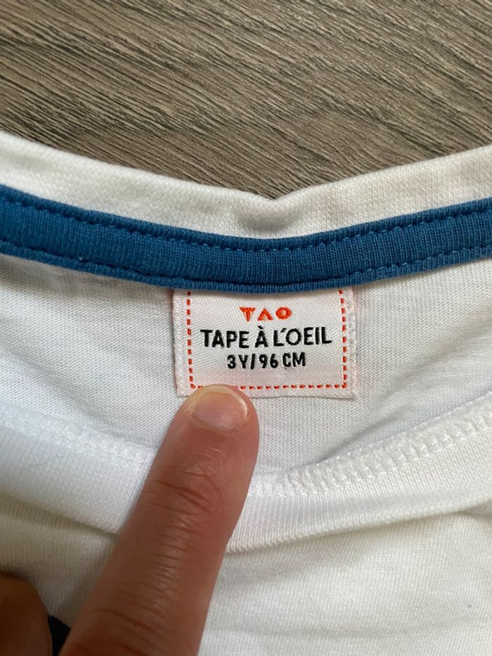 T shirt tape à l’œil 3 ans - photo numéro 3