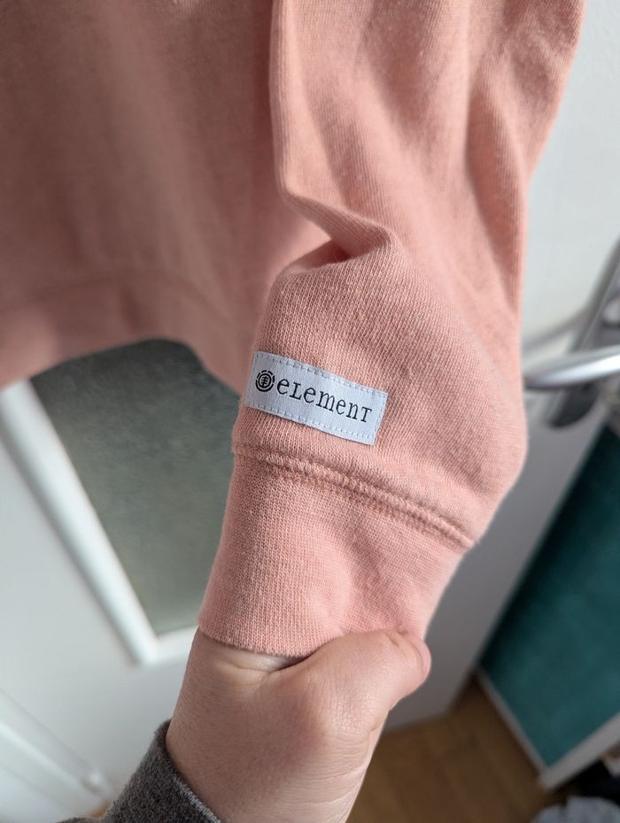 Sweat element pull rose abricot taille 36 s - photo numéro 3