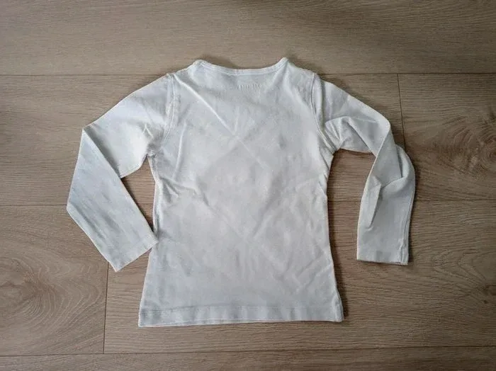 Tee shirt blanc uni Orchestra 4 ans - photo numéro 2