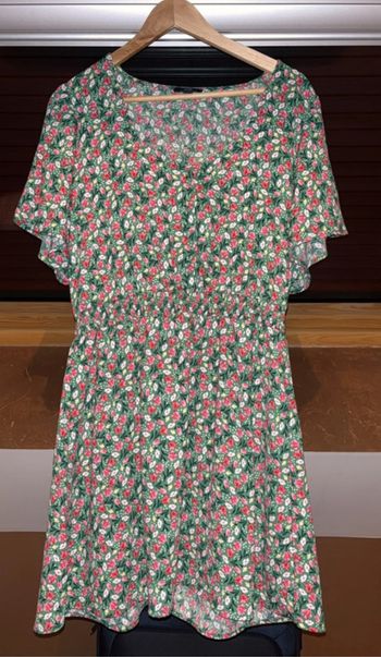 Robe verte à fleur kiabi