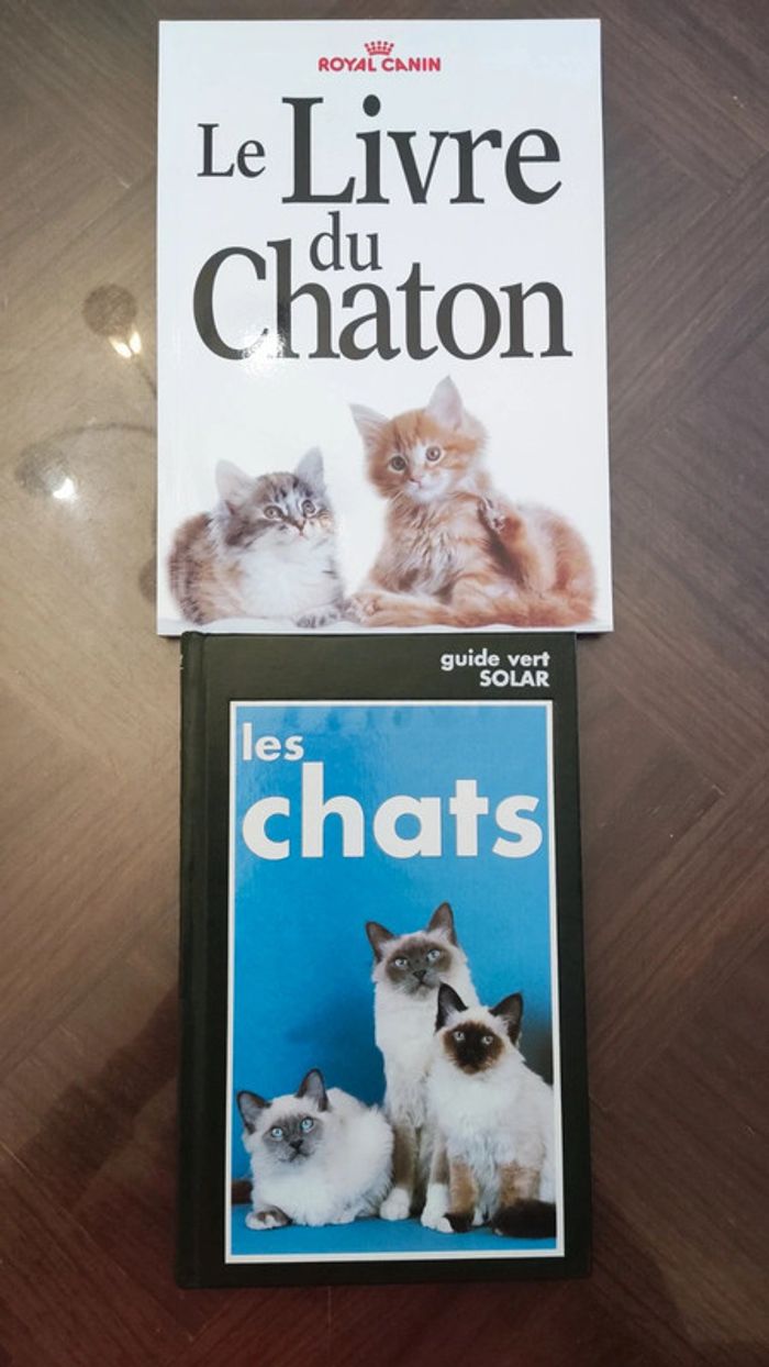Les chats Guide Vert Solar + Le livre du chaton de Royal canin