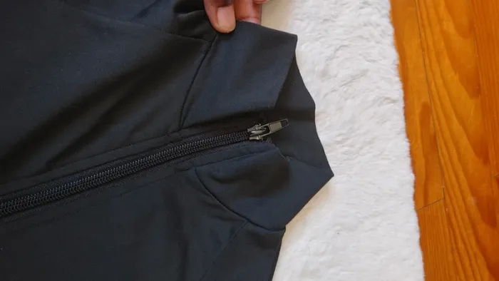 Combinaison noire manches longues col haut zip yk2 - photo numéro 5