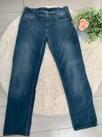 Pantalon bleu Homme W44