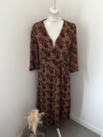 Robe longue à fleurs in extenso S