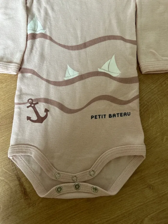 Bodies Petit Bateau 3 mois - photo numéro 3