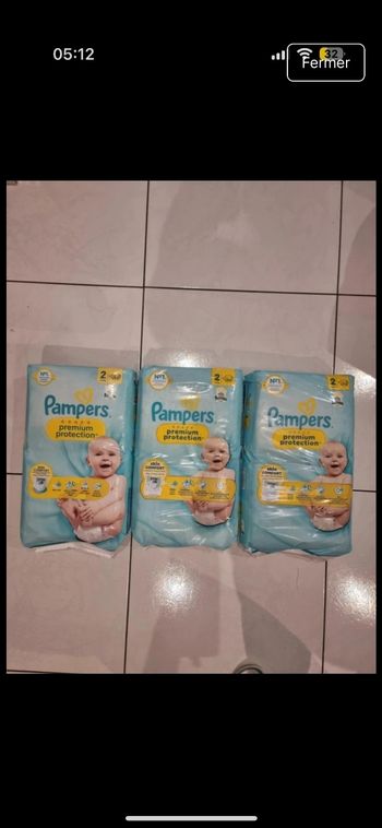 162 couches Pamper taille 2