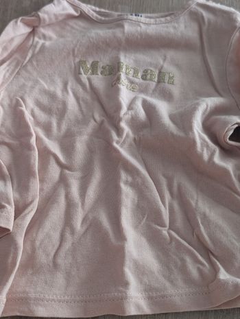 Tshirt manche longue Kiabi 6 mois 