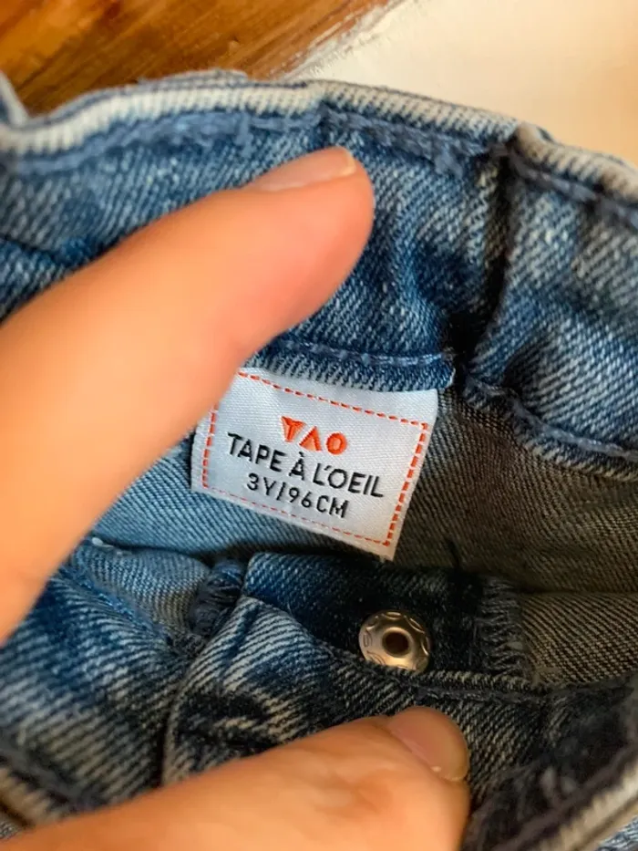 Jupe en jean 3 ans / Tape a l'œil - photo numéro 2