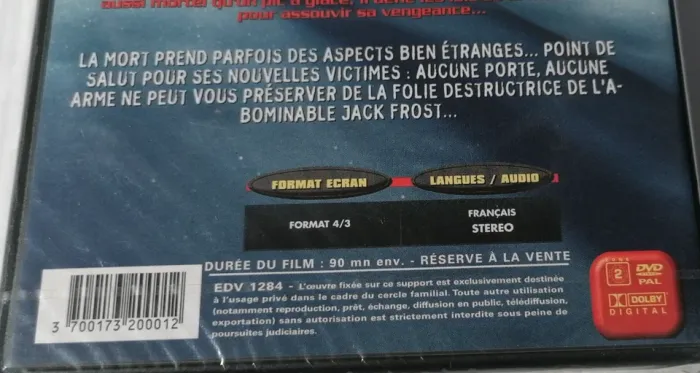 Dvd Jack Frost (Neuf scellé). - photo numéro 4