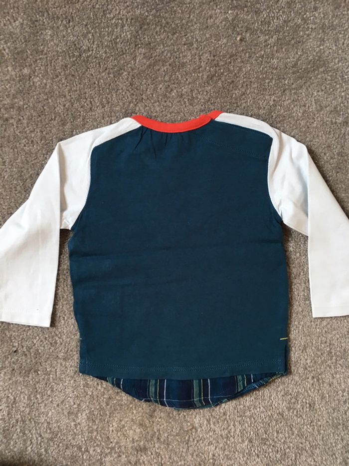 T-shirt Manches longues Vertbaudet 12 mois - photo numéro 3