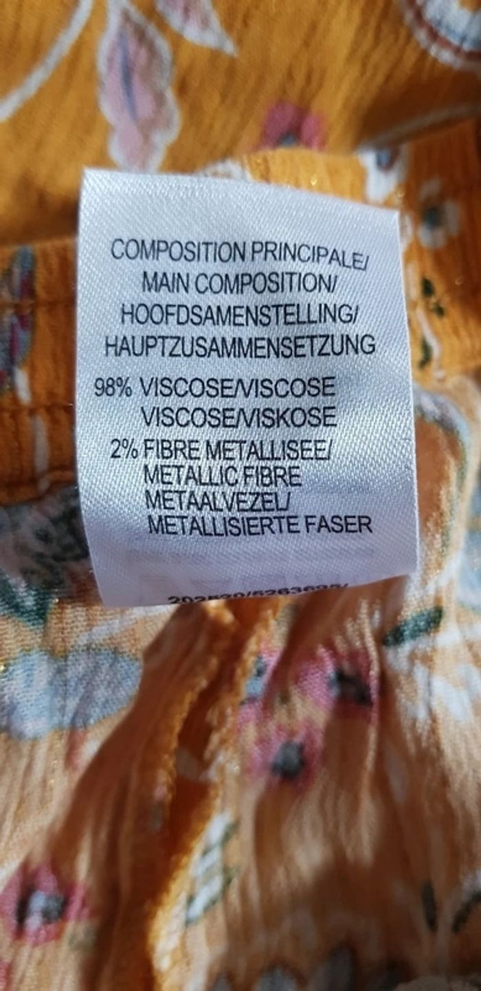 Pantalon droit été fin broderie 52 neuf - photo numéro 6