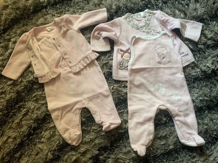 Lot de pyjamas bébé fille - photo numéro 4