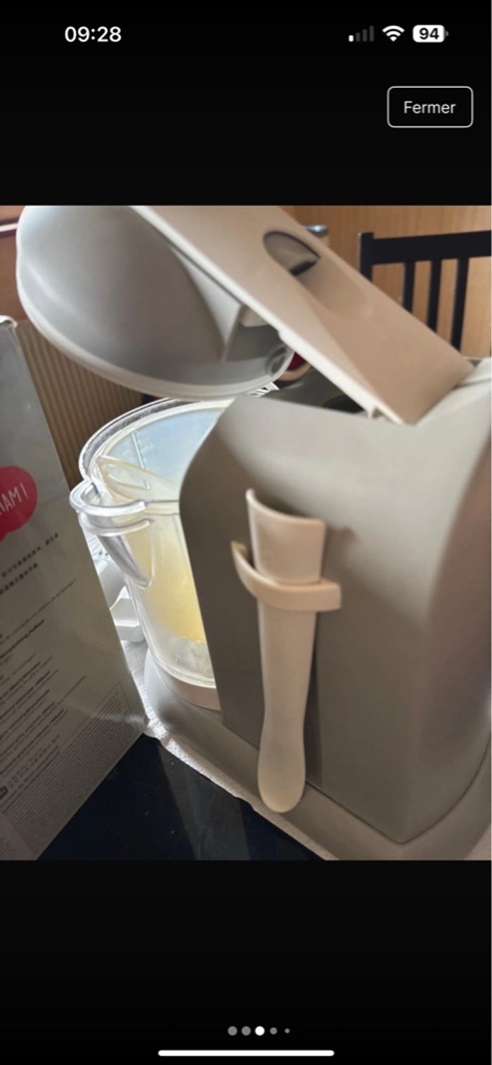 BabyCook Solo Béaba Gris avec notice - photo numéro 4