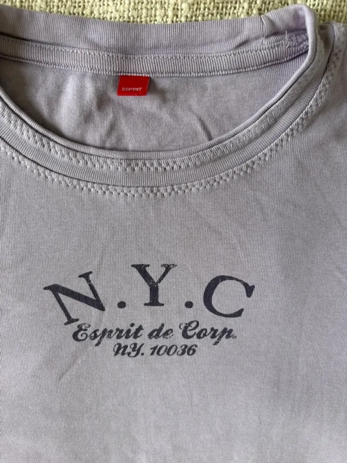 T-shirt violet esprit taille xl - photo numéro 2