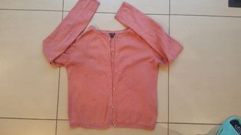Gilet corail Kiabi