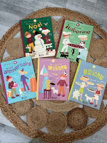 Lot de livres de cuisine pour enfants