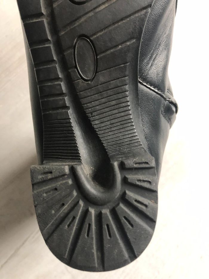 Bottines moto femme cuir « ixs » comme NEUVES - photo numéro 15