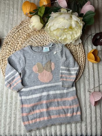 Robe Disney Minnie 3 mois gris et rose Orchestra