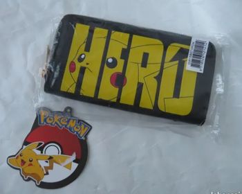 Portefeuille Pikachu pokémon Hero

