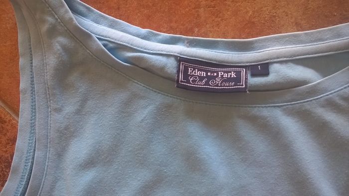 Éden park débardeur turquoise taille 1 - photo numéro 2