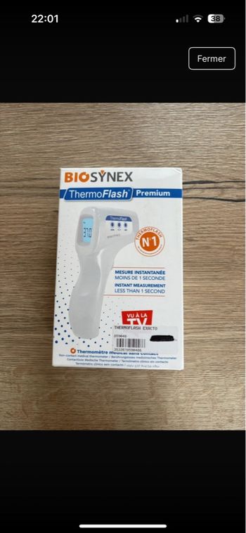 Thermomètre flash