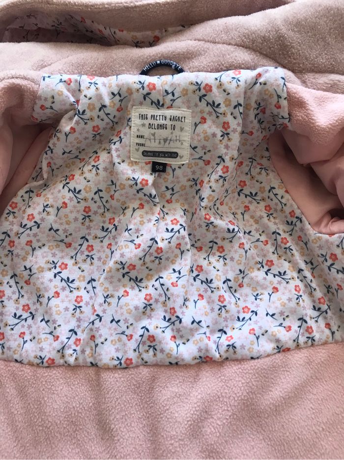 Manteau chaud fille rose C&A - photo numéro 5