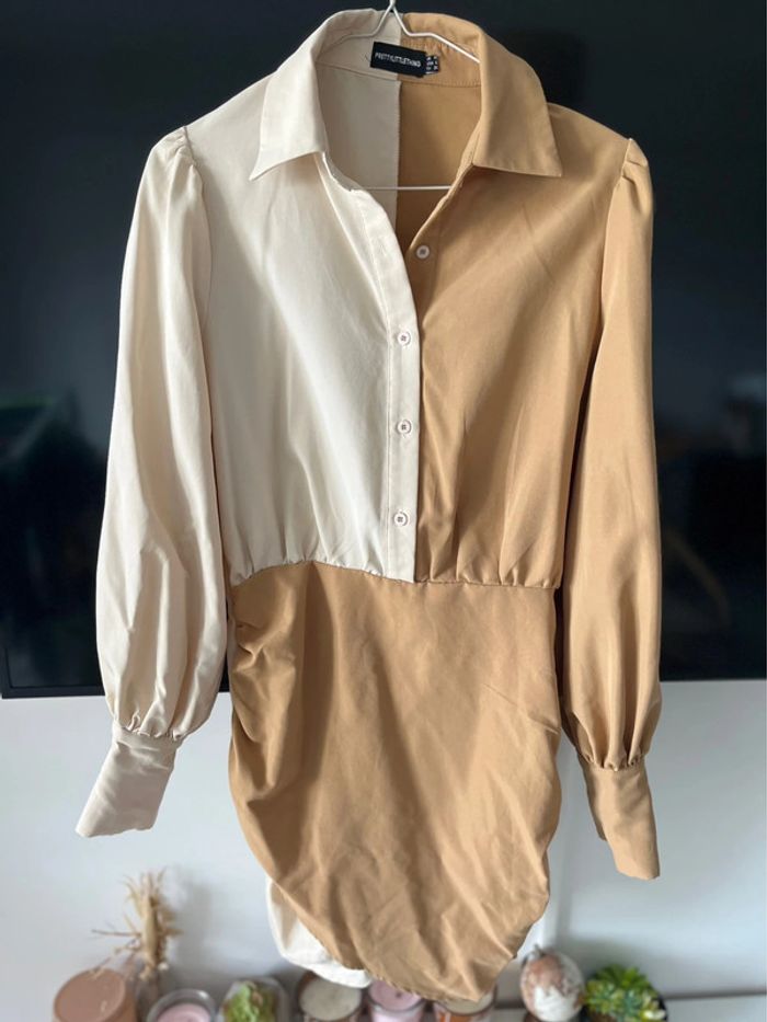 Robe bicolore