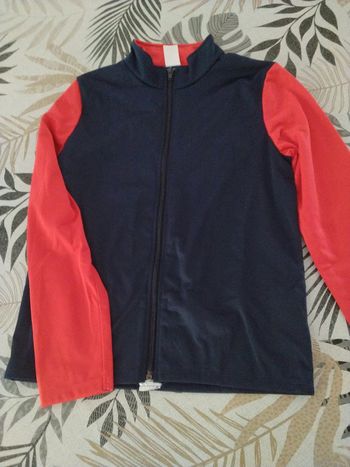 Veste Jogging Bleu marine et rouge Décathlon 12 ans
