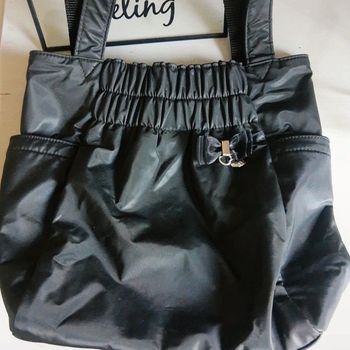 Petit Sac à main noir fourre-tout neuf