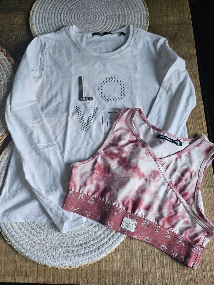 T-shirt manches longues et brassières IKKS 14ans - photo numéro 6