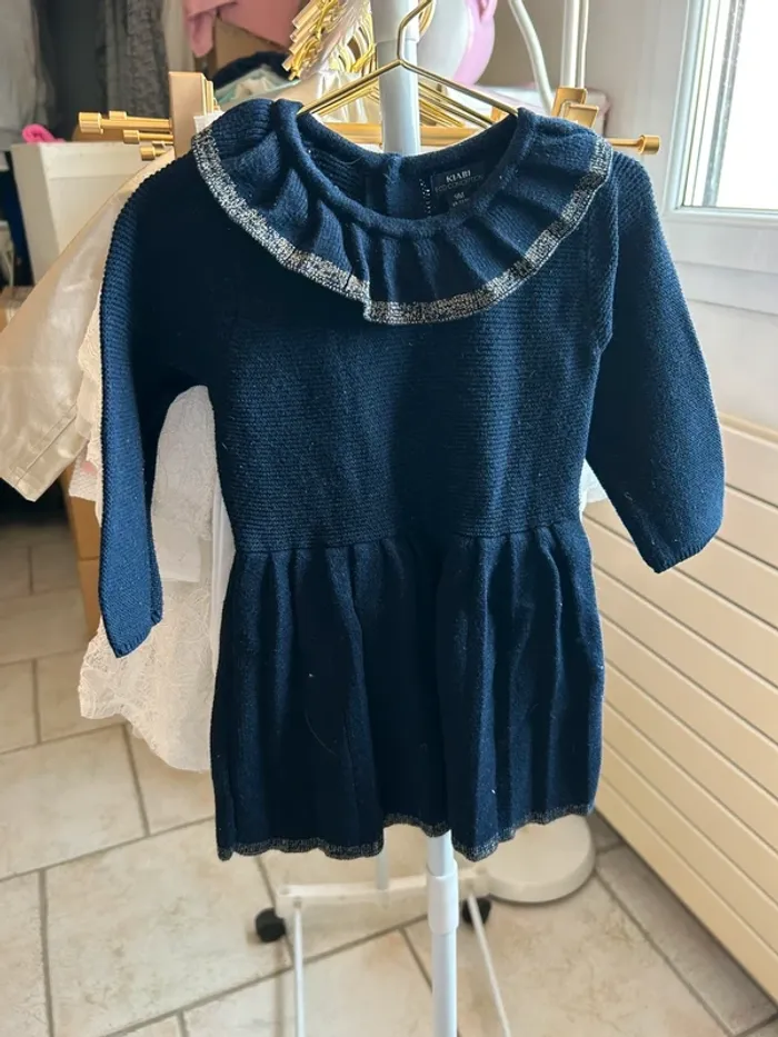 Jolie robe d’hiver en maille Kiabi 9 mois en très bon état