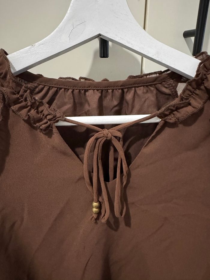 Blouse marron