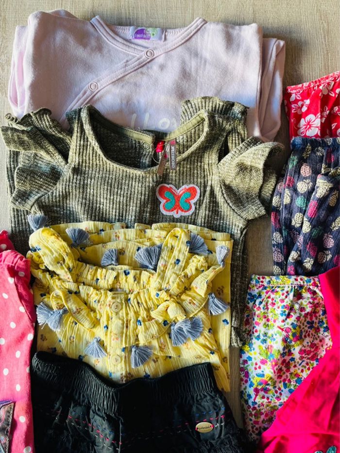 Lot de vêtements été bébé fille multiple marque - photo numéro 3
